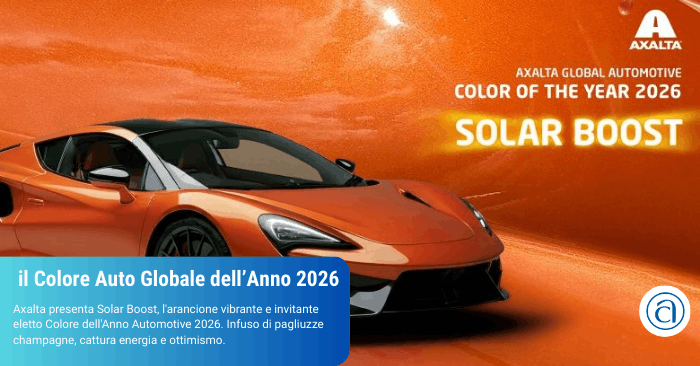 Axalta Arancione nuovo trend 2026
