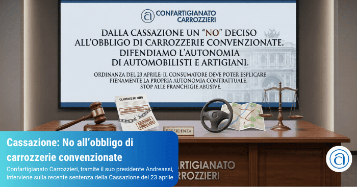 Cassazione: No! obbligo carrozzerie convenzionate