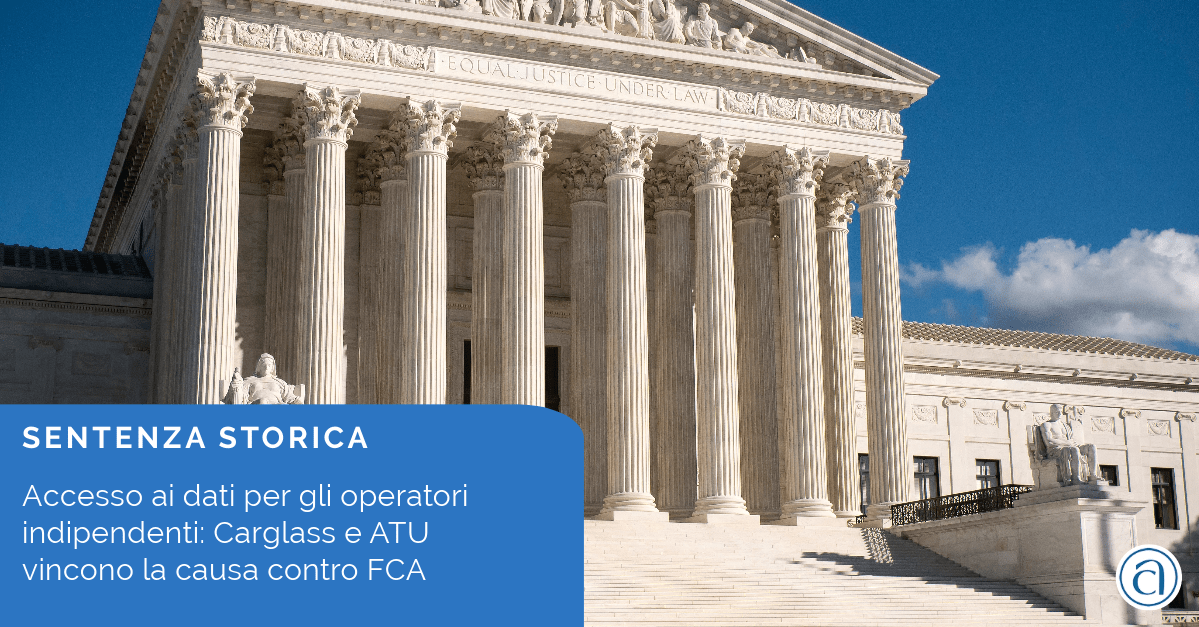 Carglass® e ATU vincono contro FCA